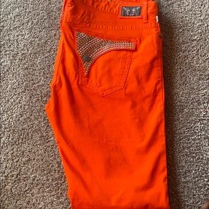 robin jean bright orange